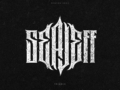 Seajeff clothing game high style lettering logo logotype music tshirt typography wiktor ares