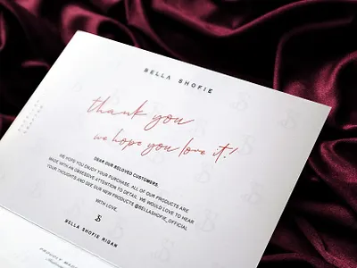 Thank you card (inside shot) abstract art art direction branding creative design graphic graphic design illustration print