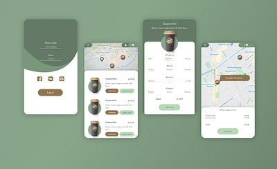 Coffee house app android app application coffe design figma ios order ui uxui