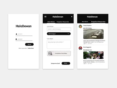 HaloDewan branding startup ui ux