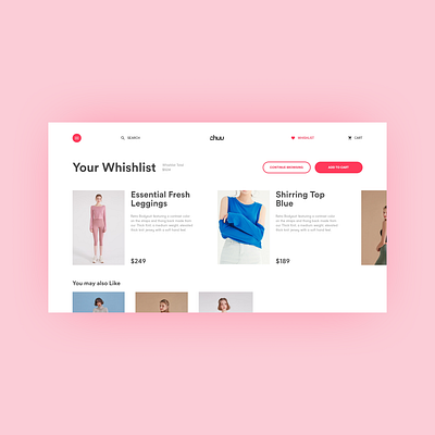 Cart/wishlist design. cart design ecommerce typography ui ux web design website wishlist