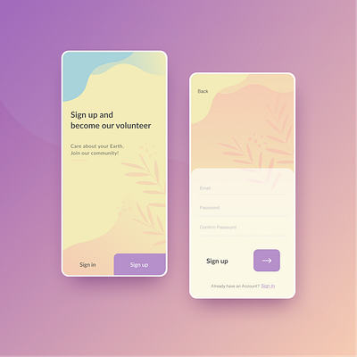 UI Challenge | Sign Up Screen app design flat icon illustration ios minimal sign up typography ui uidesign ux