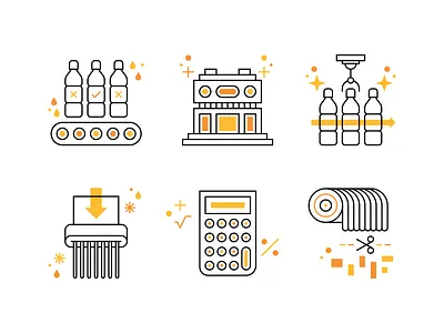 Fast Company Magazine Illustrations bottles editorial icons illustration plastic