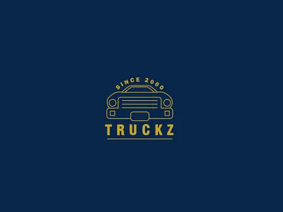 TRUCKZ - Logo Concept adobe branding icon illustration logo logodesign ux vehicle design vehicle logo