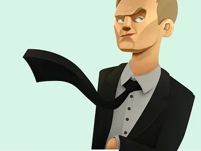 Barney - HIMYM art artist barney brazil brush character character design characterdesign color design himym illustration illustrator photoshop photoshop art