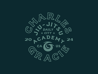 Charles Gracie Jiu Jitsu: Badge Design apparel athlete badge badge design badges brazilian jiu jitsu combat fight geometric graphic design jiu jitsu karate logo martial art merch merchandise sport sport wear typeface typography