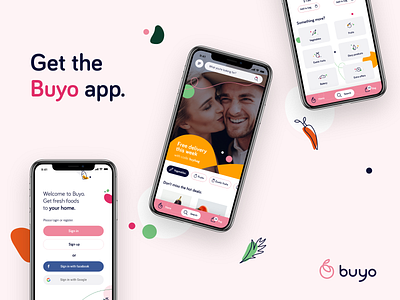 Buyo shop art direction mobile app ui design ux design