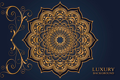 Luxury mandala background design pattern