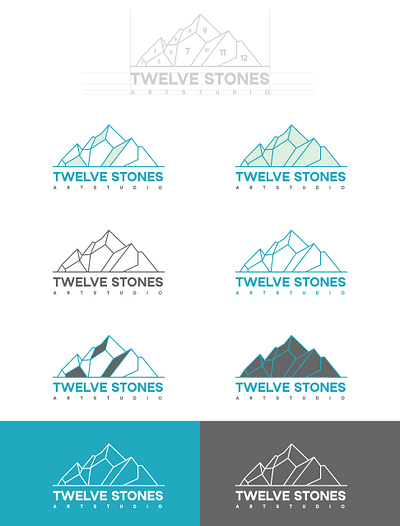 Twelve Stones Logo Design adobe illustrator branding creative dribbble best shot grapicdesign illustration logo logodesign sahillalani slstudioss