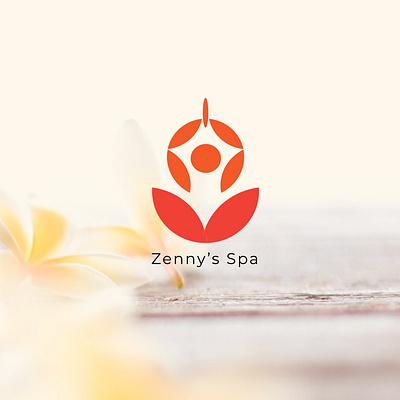 zenny s spa Logo app branding design flat icon illustration illustrator logo minimal vector