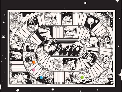 Treta Board Game. board game board games illustration stay home