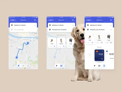 Delivery App address app clean concept delivery design mobile modern ui ux