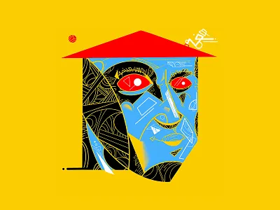 QUARENTENA DIA 32 adobe covid19 design geometric illustration illustrator procreate selfie stayhome vector vetor