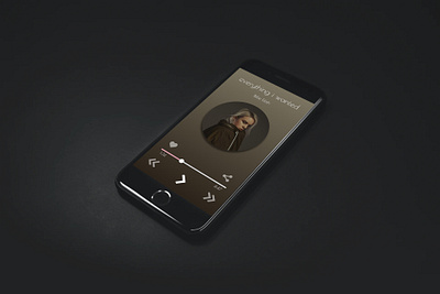 Proof of concept Music Player app app design app ui design flat minimal mobile music app ui ux