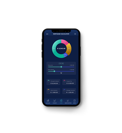 Mortgage calculator app app mobile mobileapp ui design uidesign