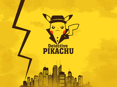 Detective Pikachu! Pokemon branding colors creative logo creativity cute detective detective pikachu graphic design inspiration pika pikachu pokemon pokemon go shots suspect vector vector illustration vectorart yellow yellow logo