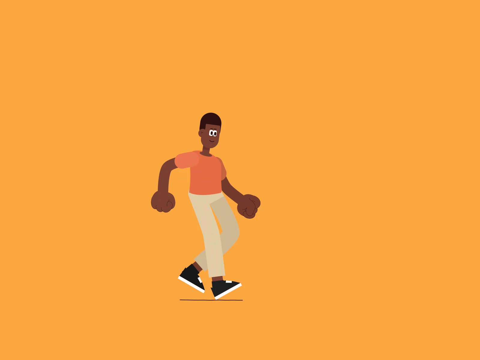 The boy walkcycle animation character character animation character design design flat motion vector walkcycle