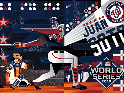 Juan Soto Washington nationals baseball digital art graphic illustration illustrator sports vector art