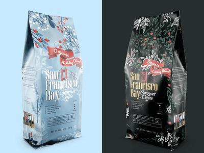 Winter packaging for coffee bag brand branding coffee coffee packaging graphic design inspiration package design packaging winter