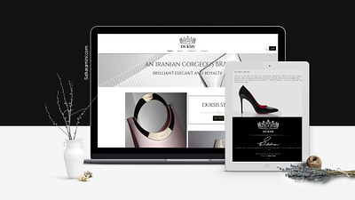 Duksis Web Design bag shoes uidesign webdesign website