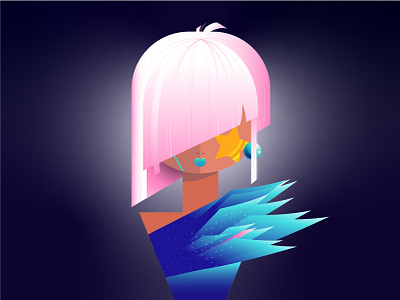Lady Plastic artstyle character characterart characterdesign design fashion femme futurist girl illustration pop spacegirl vector vector illustration vectorart vectorartist vectorartwork vectors
