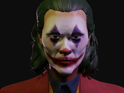 Joker - Zbrush 3d batman gotham illustration joaquin phoenix joker sculpt sculpting zbrush zbrush pixlogic