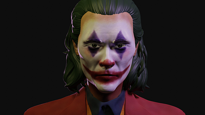 Joker - Zbrush 3d batman gotham illustration joaquin phoenix joker sculpt sculpting zbrush zbrush pixlogic