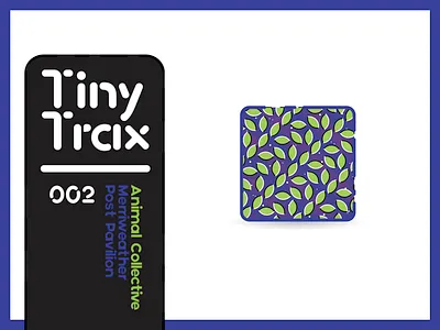 Tiny Trax 002 ac aiga album art album artwork album cover album cover design animal collective design illustration merriweather post merriweather post pavilion miniature music tiny art tiny trax