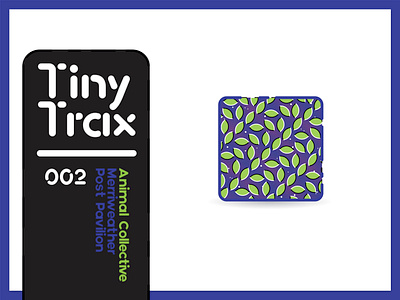 Tiny Trax 002 ac aiga album art album artwork album cover album cover design animal collective design illustration merriweather post merriweather post pavilion miniature music tiny art tiny trax