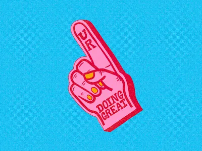 Ur Doing Great album art branding coronavirus design illustraion illustration logo screenprint vintage illustration vintage logo