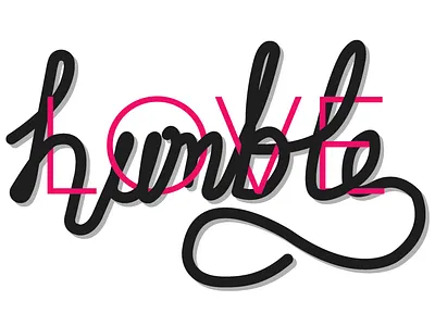 Humble Love blog flat hand lettering handlettering lettering minimal quarantine stayhome typography ui ux vector visual identity web