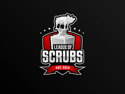 League of Scrubs design fantasy football illustration logo team logo vector