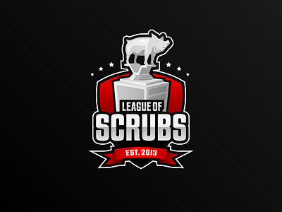 League of Scrubs design fantasy football illustration logo team logo vector