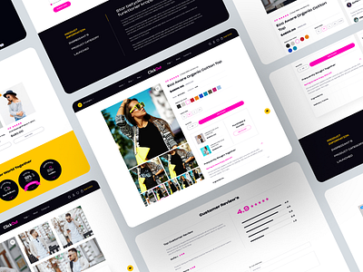 ClickOut Fashion E-commerce Landingpage Page👚👗 e commerce e commerce landing page e commerce website e shop ecommerce website landing page online shop online store shopify shopping cart uiux web design website