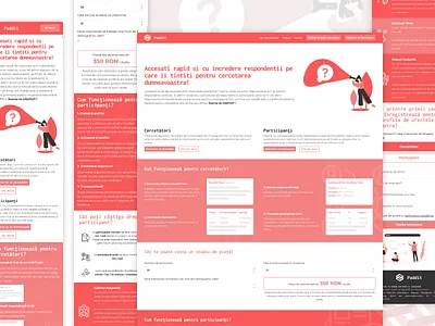 Paddit Landing Page acquisition email landing landing page landing page design landingpage mobile page red research saas saas website startup ui ux web website white