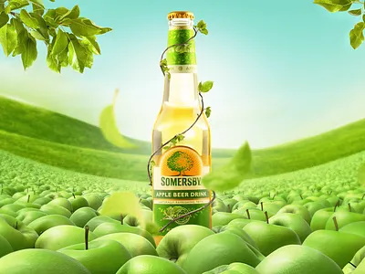 Somersby art direction artwork manipulation photography retouch retouching somersby