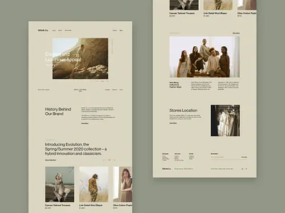 Stitch Co - Homepage apparel art artwork design desktop exploration graphics interface layout simple ui ux website design
