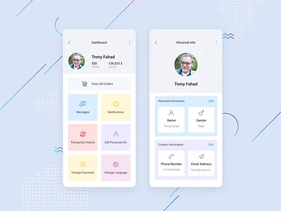 User Dashboard Evaly admin dashboard app apps dashboard interaction interface ui user profile ux