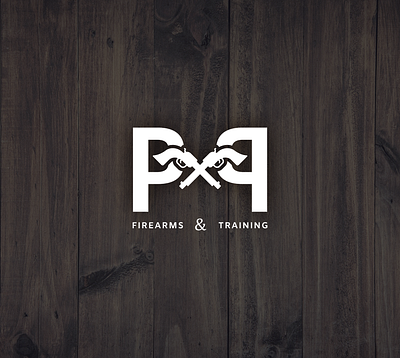 PNP Firearms & Training adobe adobeillustrator firearm logo logodesign revolver vector