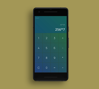 Calculator Webapp calc calculator calculator app calculator ui daily ui dailyui design html5 ui web design webapp webdesign website design