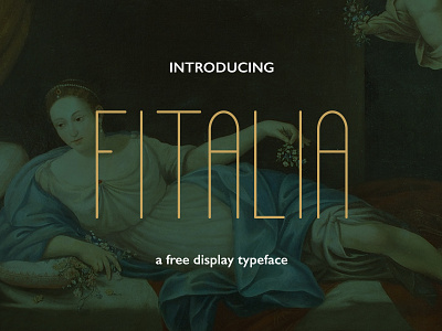 Fitalia | Free Font font free font geometric geometric font modern font sans serif sans serif sans serif font tyface type typography