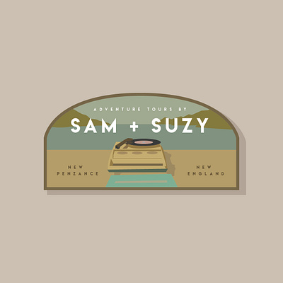 Sam and Suzy Adventure Tours (Moonrise Kingdom) adobe illustrator illustration logo moonrise kingdom wes anderson