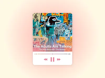 Music Player desktop ui music app ui ux design web design