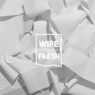 Wipe Fresh Branding adobe illustrator branding branding concept design logo logo design toilet paper typography vector