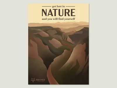 Side Piece Puzzle Concept illustraion poster art puzzle