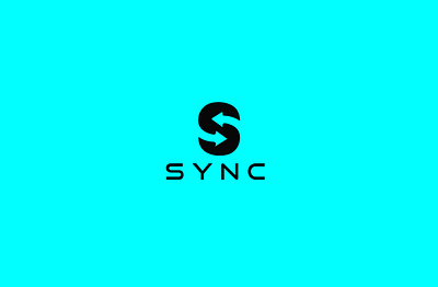 S Letter Sync Logo design branding branding design business logo creative logo flat design illustration logo design minimalist logo design s letter simple logo unique logo