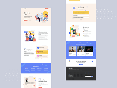 Website Design 101 online therapy taran therapy typography ui uidesign uiux ux web web design web ui webdesign website website design