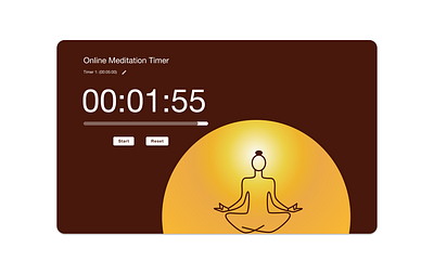 DailyUI 014 - Countdown Timer branding colors countdown countdown timer dailyui dailyuichallenge day14 design figma illustration meditation sunrise sunset typography ui vector