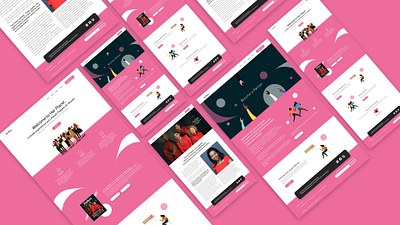 Her Place (Screens) design landing design landing page landing page concept screens ui ui deisgn ui designer website