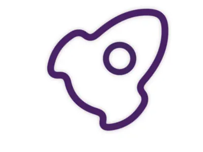 Rocket Icon for AoToMoT animation icon minimal vector